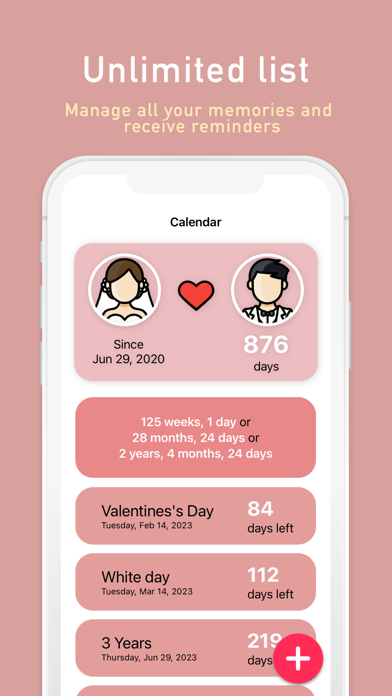 Anniversary Tracker screenshot 2