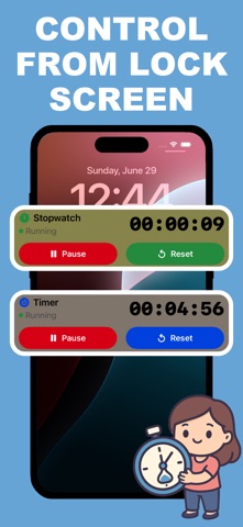Simple Timer & Stopwatch app icon