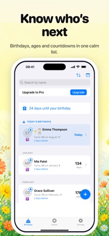 Birthday Reminder screenshot 2