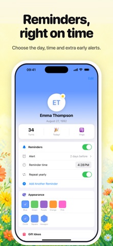 Birthday Reminder screenshot 3