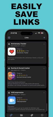 Link Saver: Bookmark Manager screenshot 1