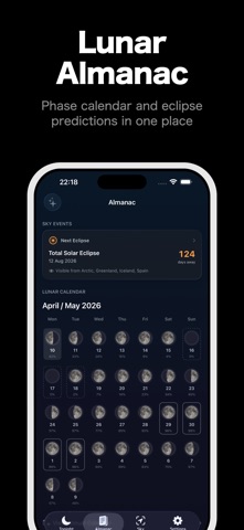 Moon Phases: Lunar Tracker screenshot 2