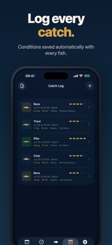 Solunar: Best Fishing Times screenshot 5
