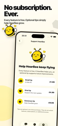 Live Captions HearBee screenshot 2
