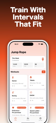 Jump Rope Timer & Tracker app icon