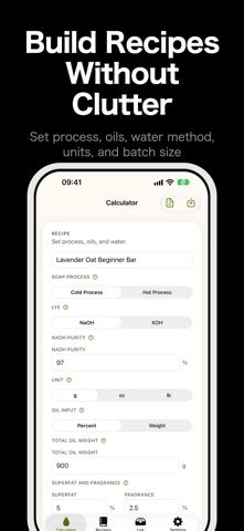 SoapCraft: Soap Calculator screenshot 2