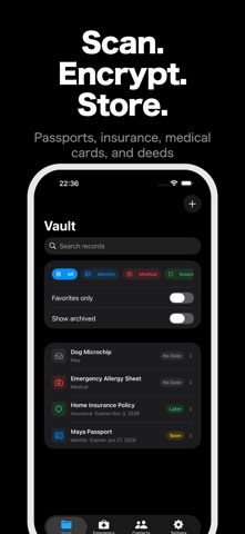 HouseholdVault: ID Docs app icon