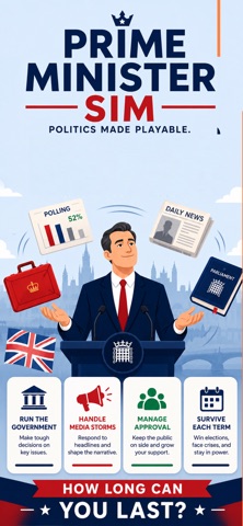 Prime Minister Sim: Politics app icon