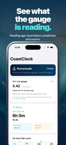 CoastClock: Tide Times UK screenshot 2