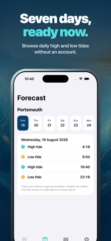 CoastClock: Tide Times UK screenshot 4