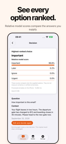 Frankly Decide: Local AI screenshot 4